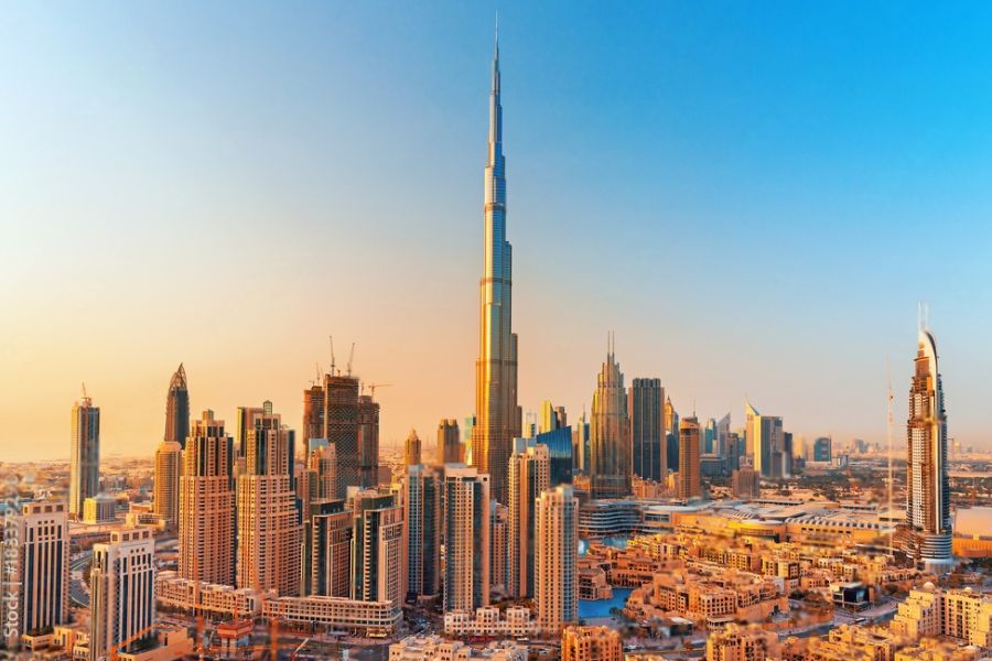 Skyline from the Burj Khalifa's 124th Floor