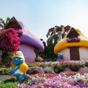 Floral sculptures at Dubai Miracle Garden